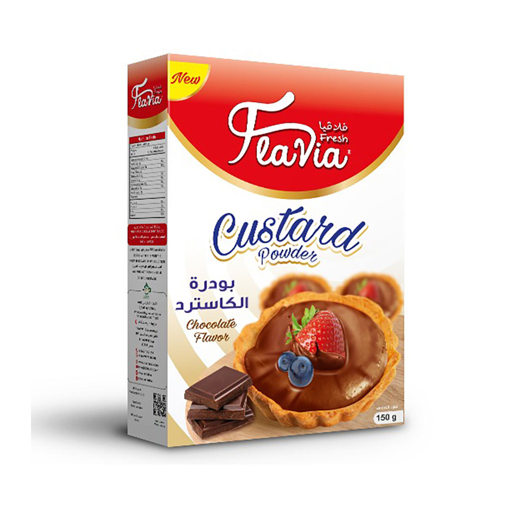 FlaVia - Custard Powder Chocolate Flavor 150 grams