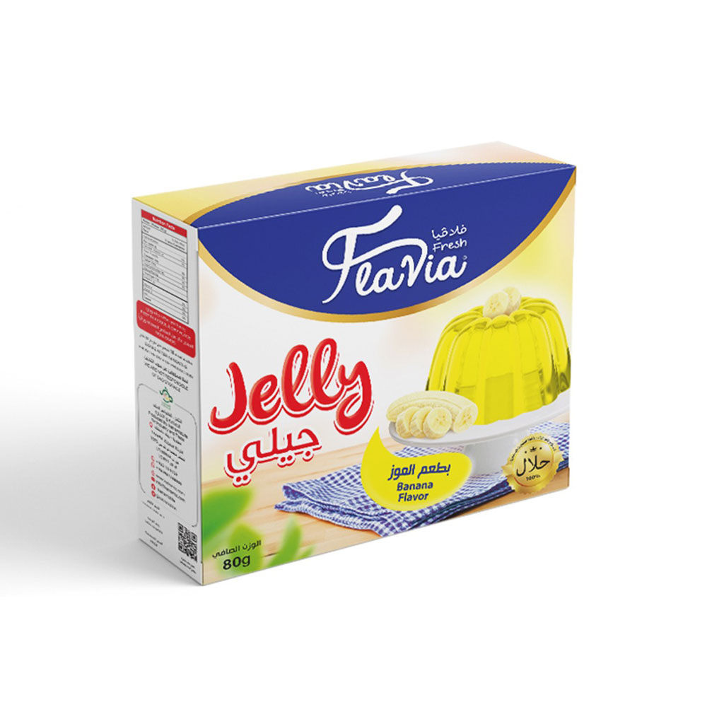 FlaVia - Jelly Banana Flavor 80 grams