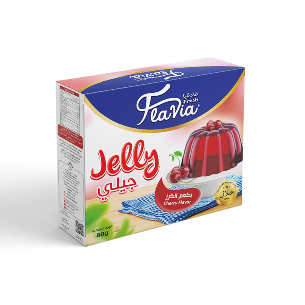 FlaVia - Jelly Cherry Flavor 80 grams