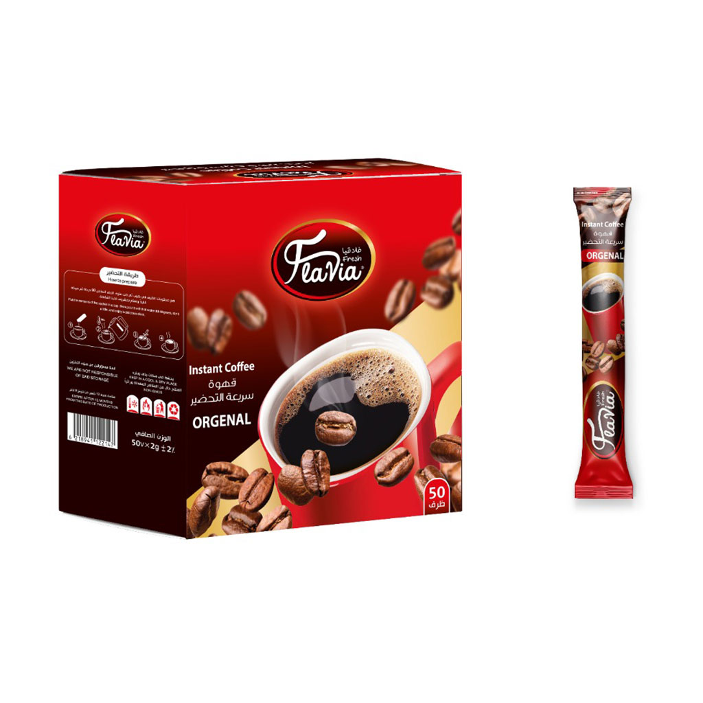 FlaVia - Instant Coffee Original 50 Sachets