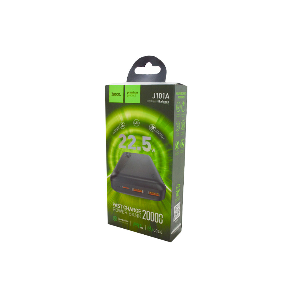 هوكو - بور بانك هوكو 22.5 واط اسود 20000mAh