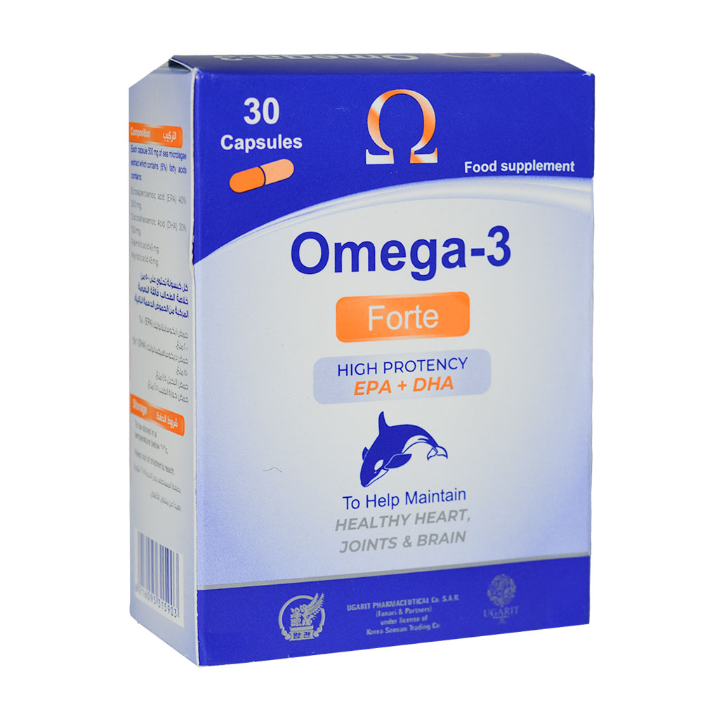 Ugarit -Omega-3 Forte Food Supplement 30 Capsules