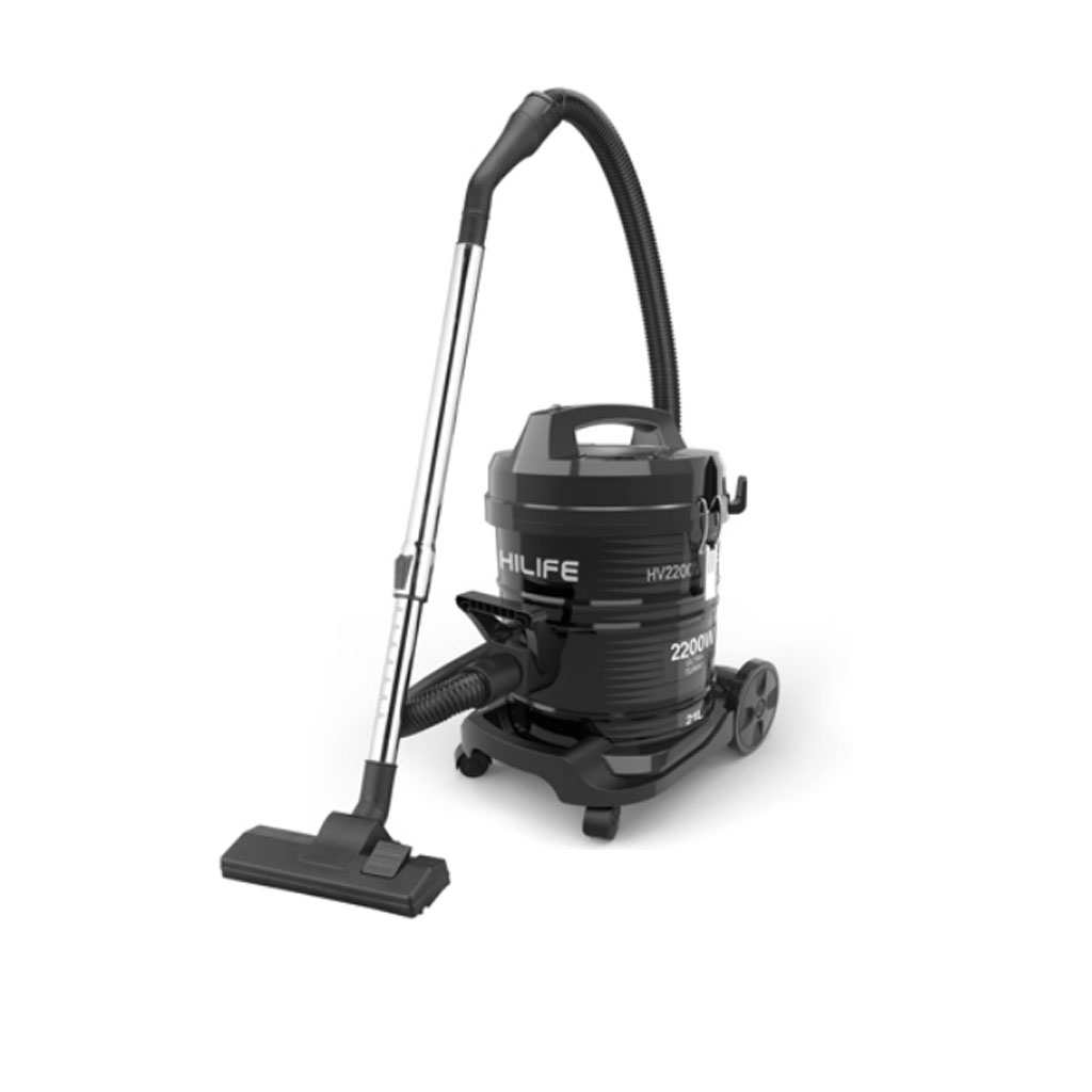 HV2200W-P21 ريفييرا - مكنسة برميل 21 ليتر محرك نحاسي 2200 واط