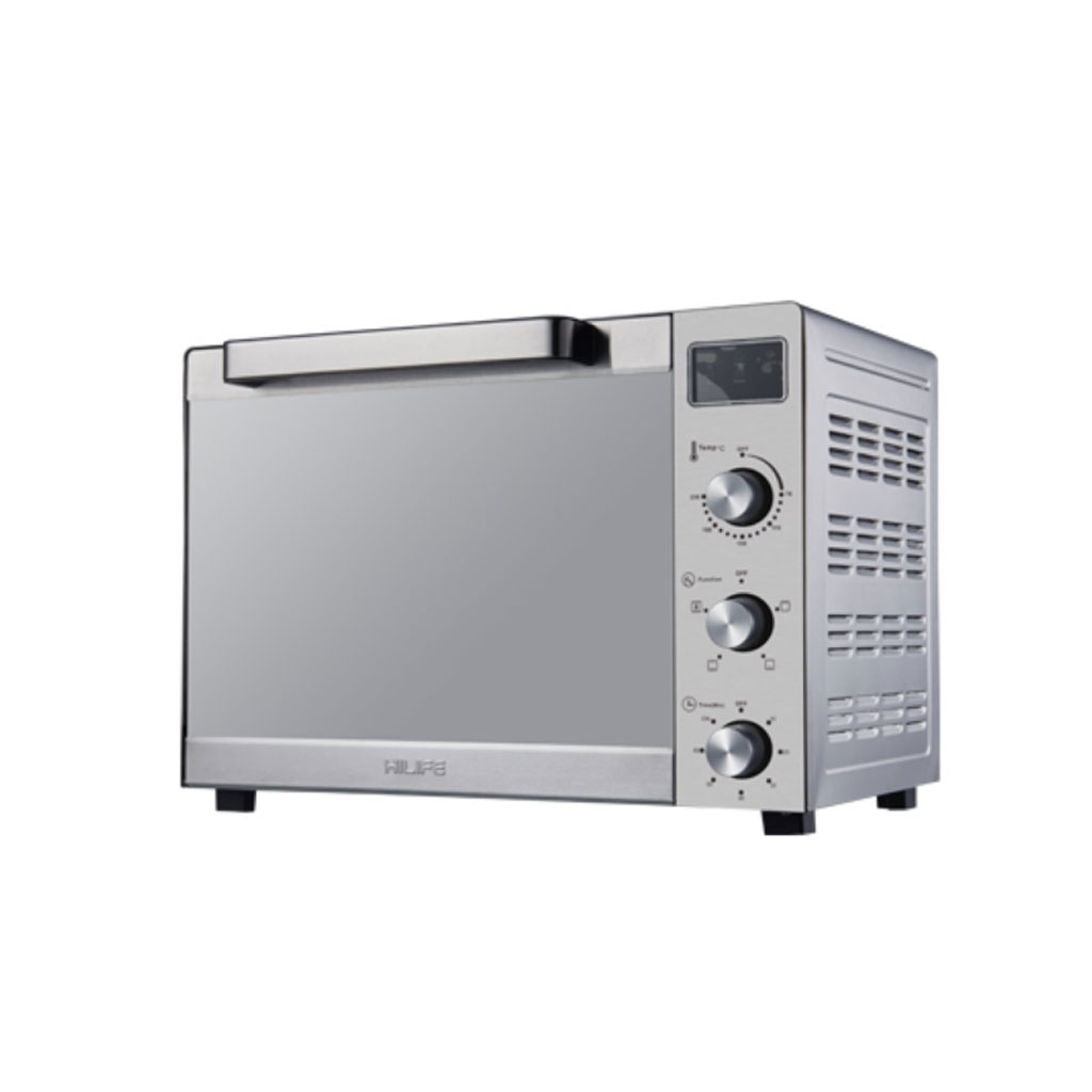 EVO HLEO65SS-D إيفو - فرن كهرباء 65 ليتر 2200 واط ستانلس صينية معدنية دائرية