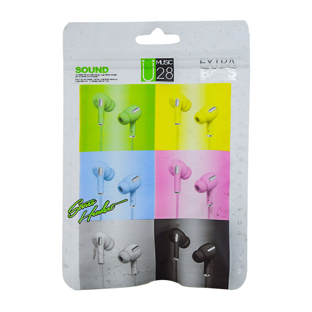 U - Smart Sound EARPHONE multi colors
