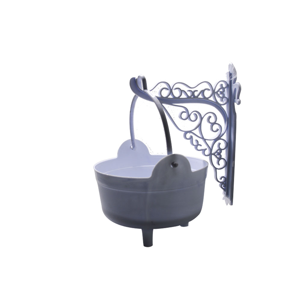 Balaa  Plast - Plastic Wall Hanging Flowerpot with Tray