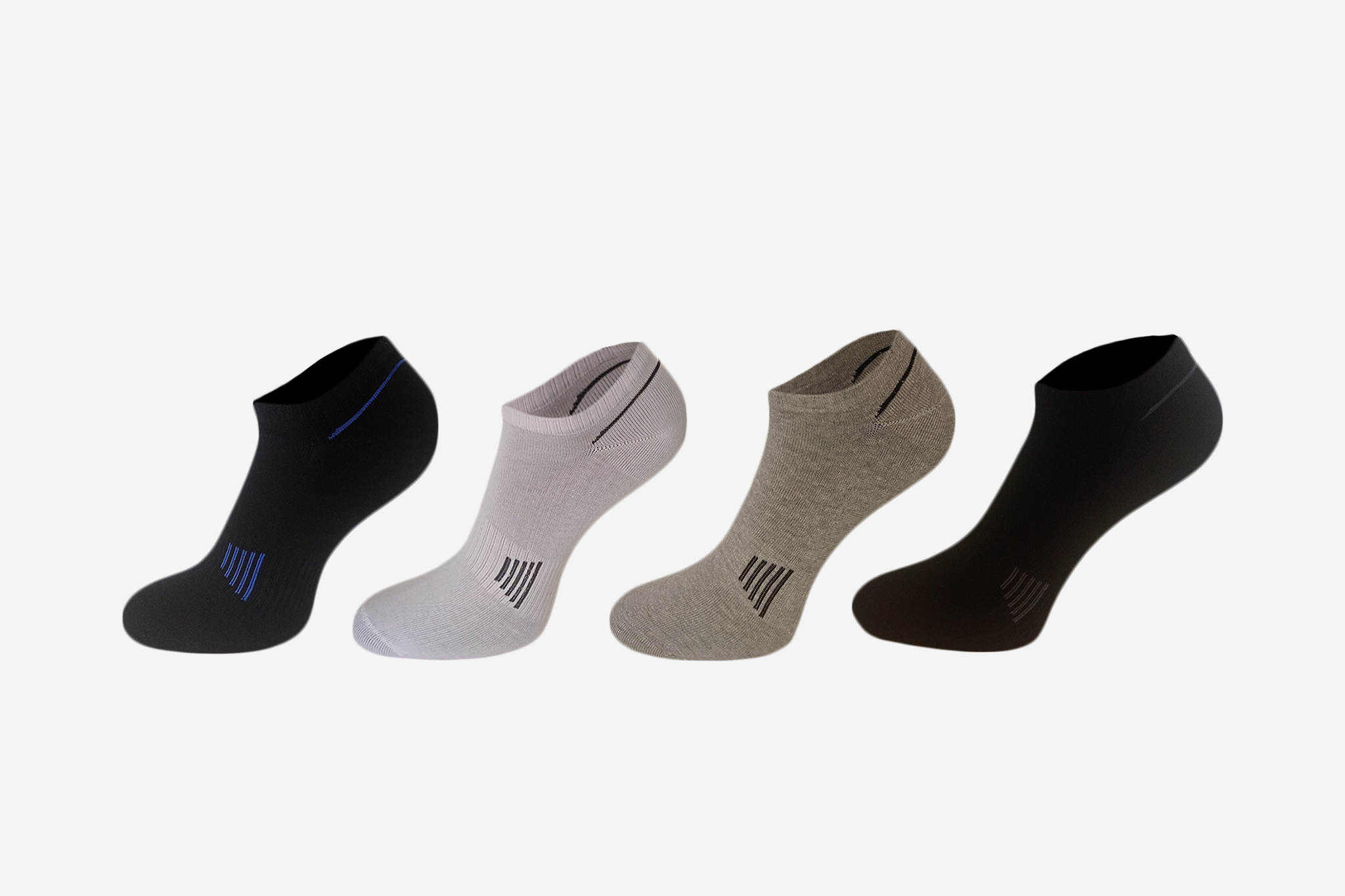 alWassim - Men's Ankle Socks 70% Cotton White