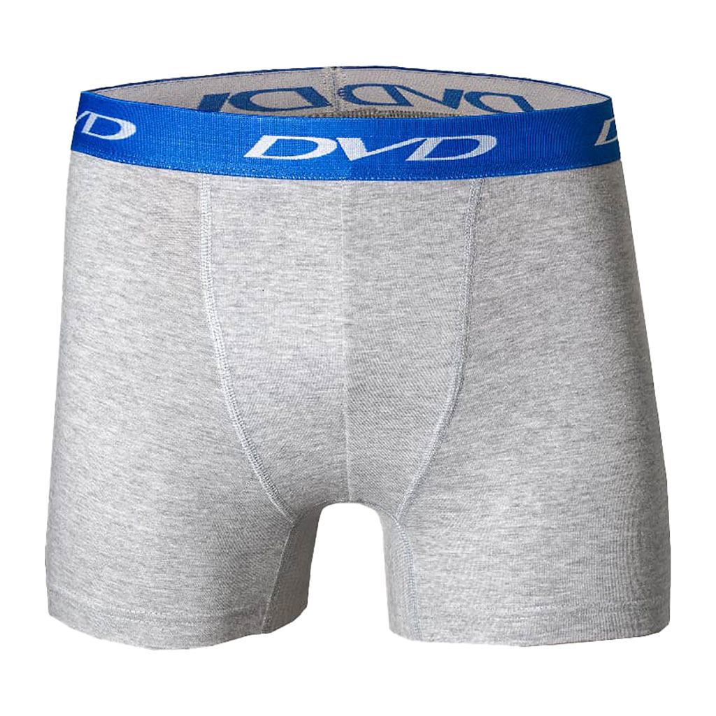 DVD - Men's Underwear Inner Elastic Mini Short 95% Cotton Grey