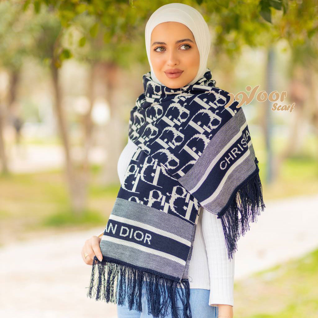 Noor Scarf - Women's Woolen Shawl CD Style
