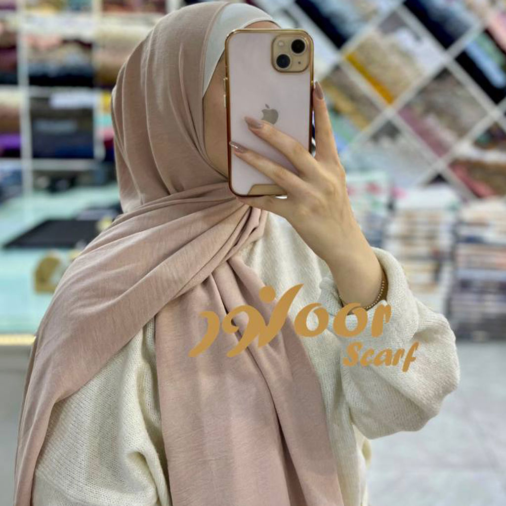 نور سكارف - شال ماربل مطعج