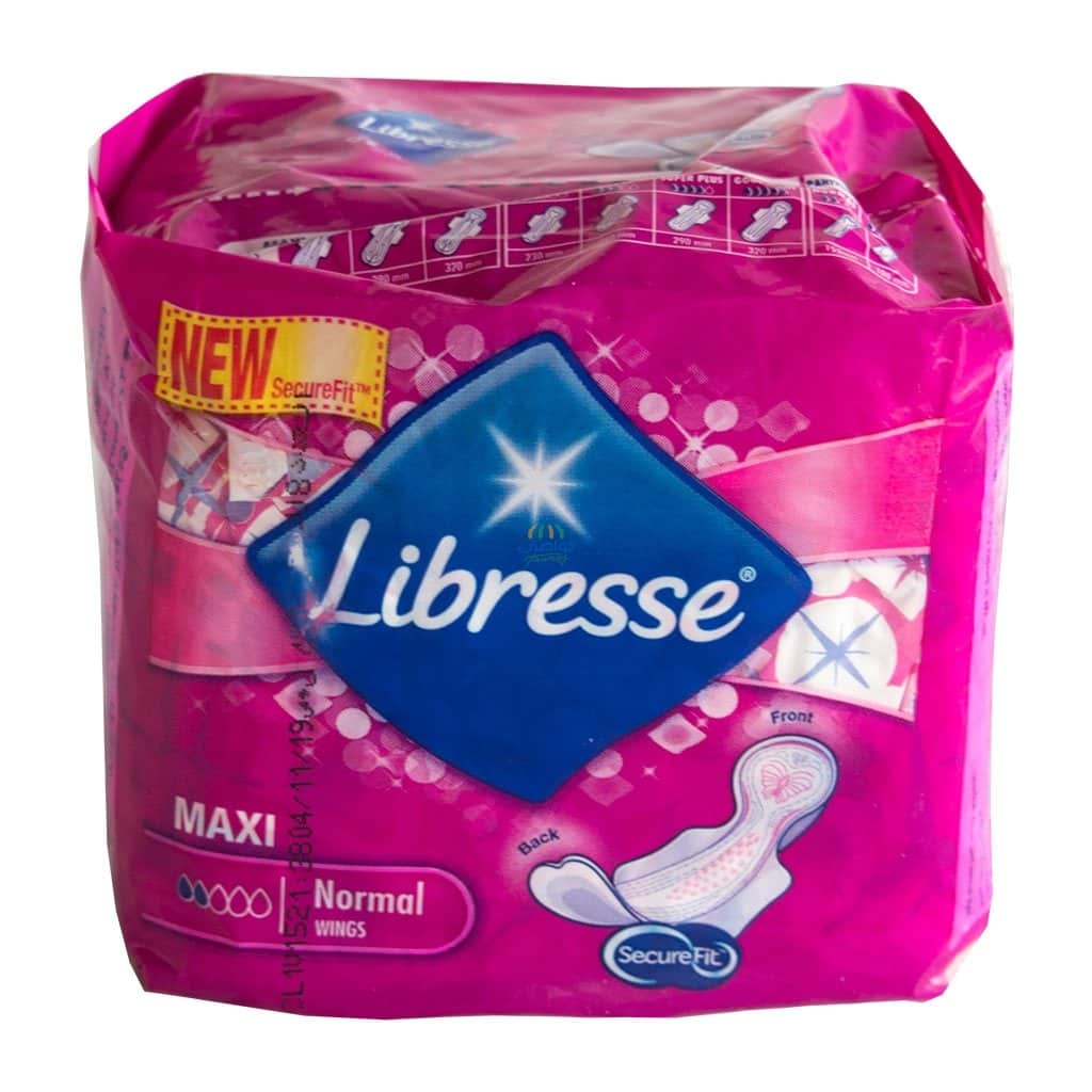 Libresse - Maxi Normal Wings  SecureFit 8 Pads