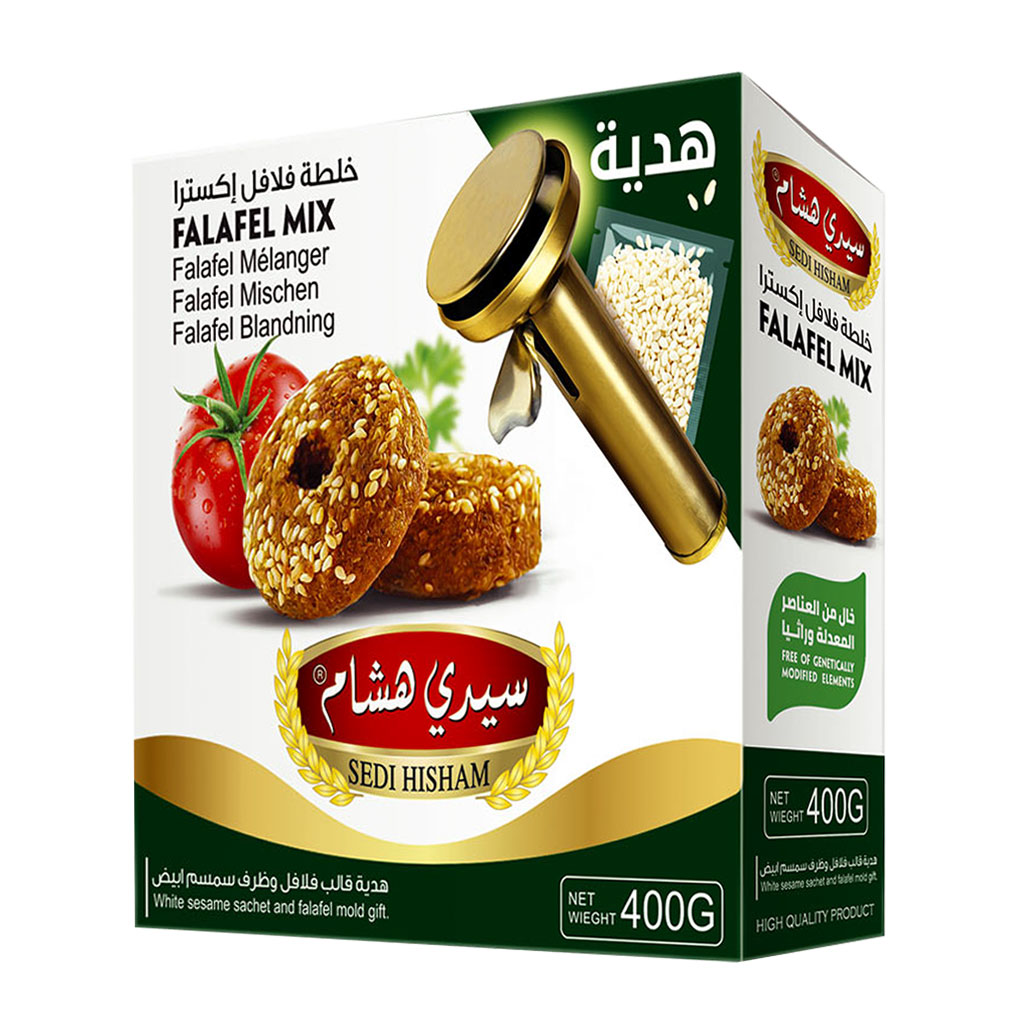 Sedi Hisham - Falafel Mix 400 Grams + Mold & Sesame Gift