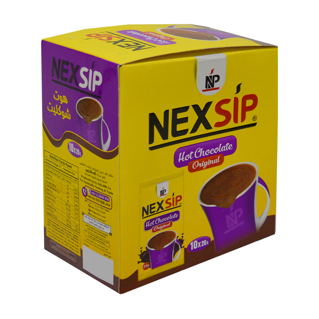 NEX SIP - Hot Chocolate 20 Grams 10 Sachet