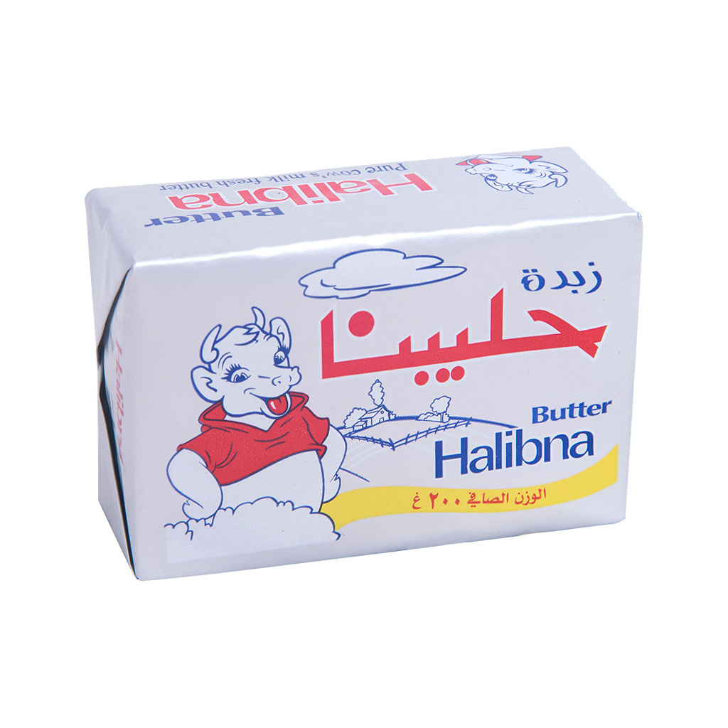 حليبنا - زبدة طازجة من حليب البقر الصافي 200غ