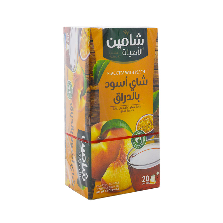 Chamain - Black Tea with Peach 20 Sachets