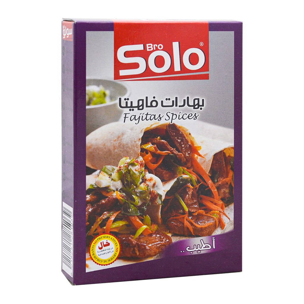 Solo - Fajitas Spices 60 Grams