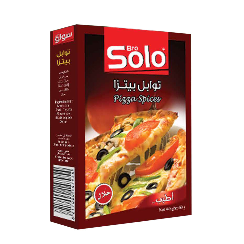 Solo - Pizza Spices 60 Grams