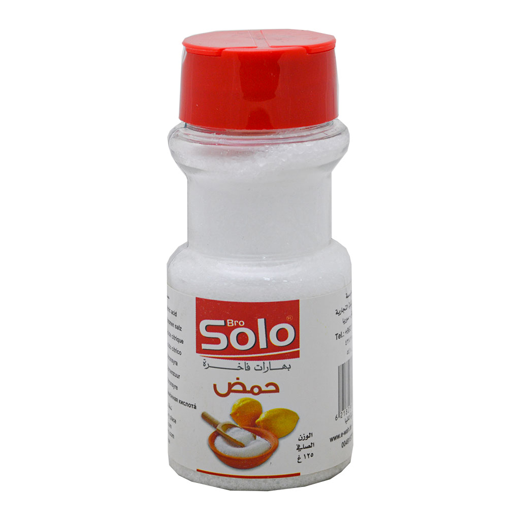 Solo - Citric Acid 125 Grams