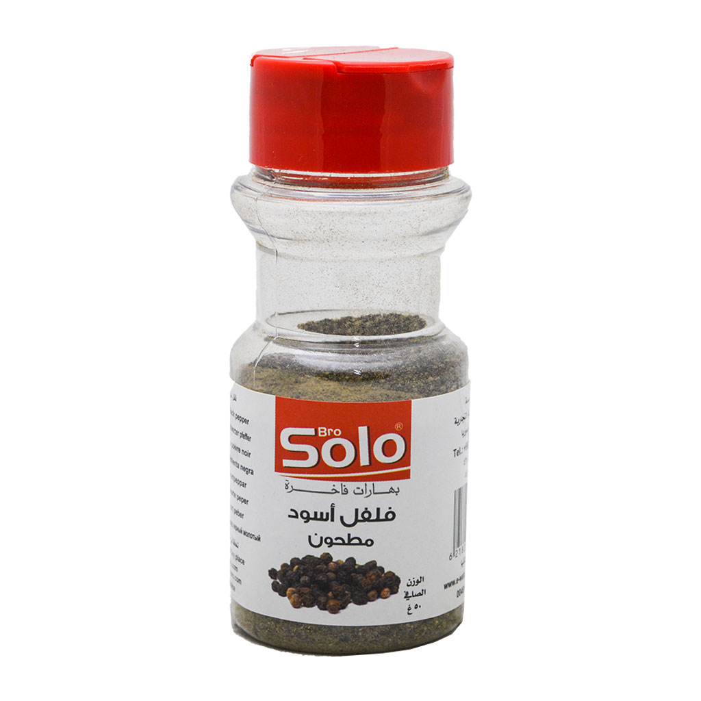 Solo - Crushed Black Pepper 50 Grams