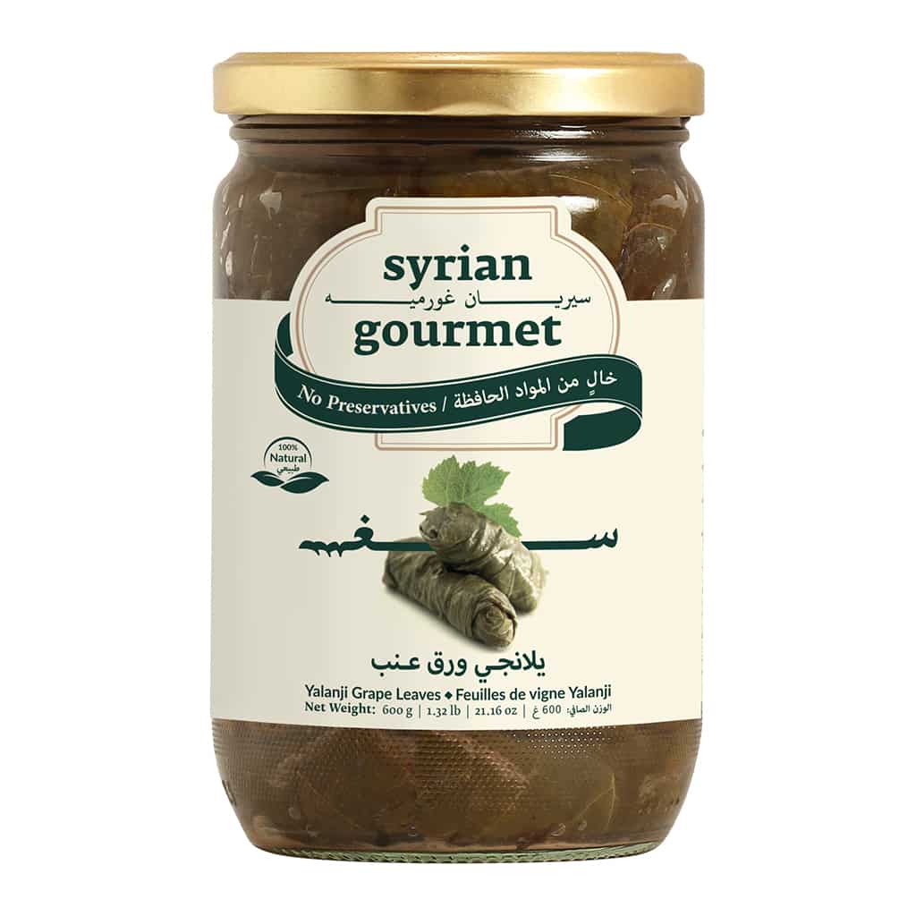 syrian gourmet - Yalanji Grape Leaves 600 Grams