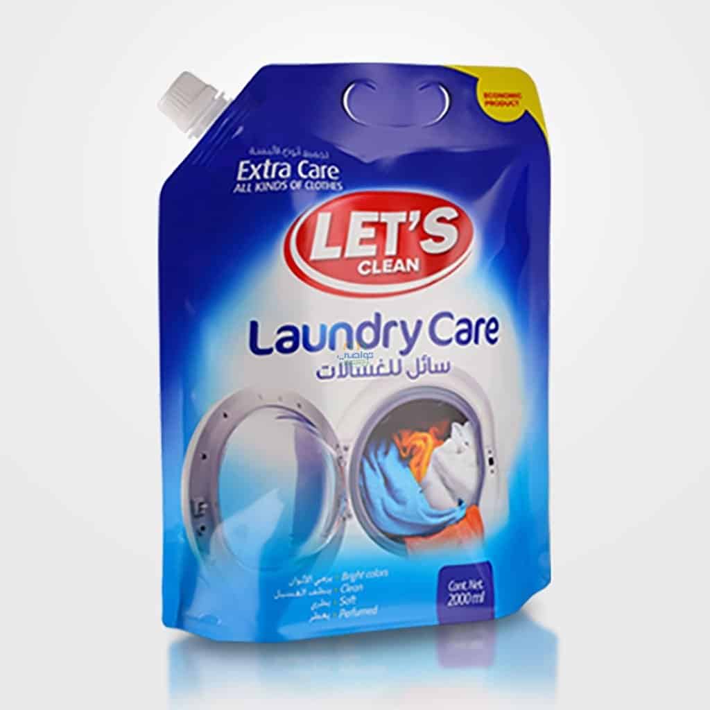 Let's Clean - Laundry Care All Kind of Cloths  2000 ml