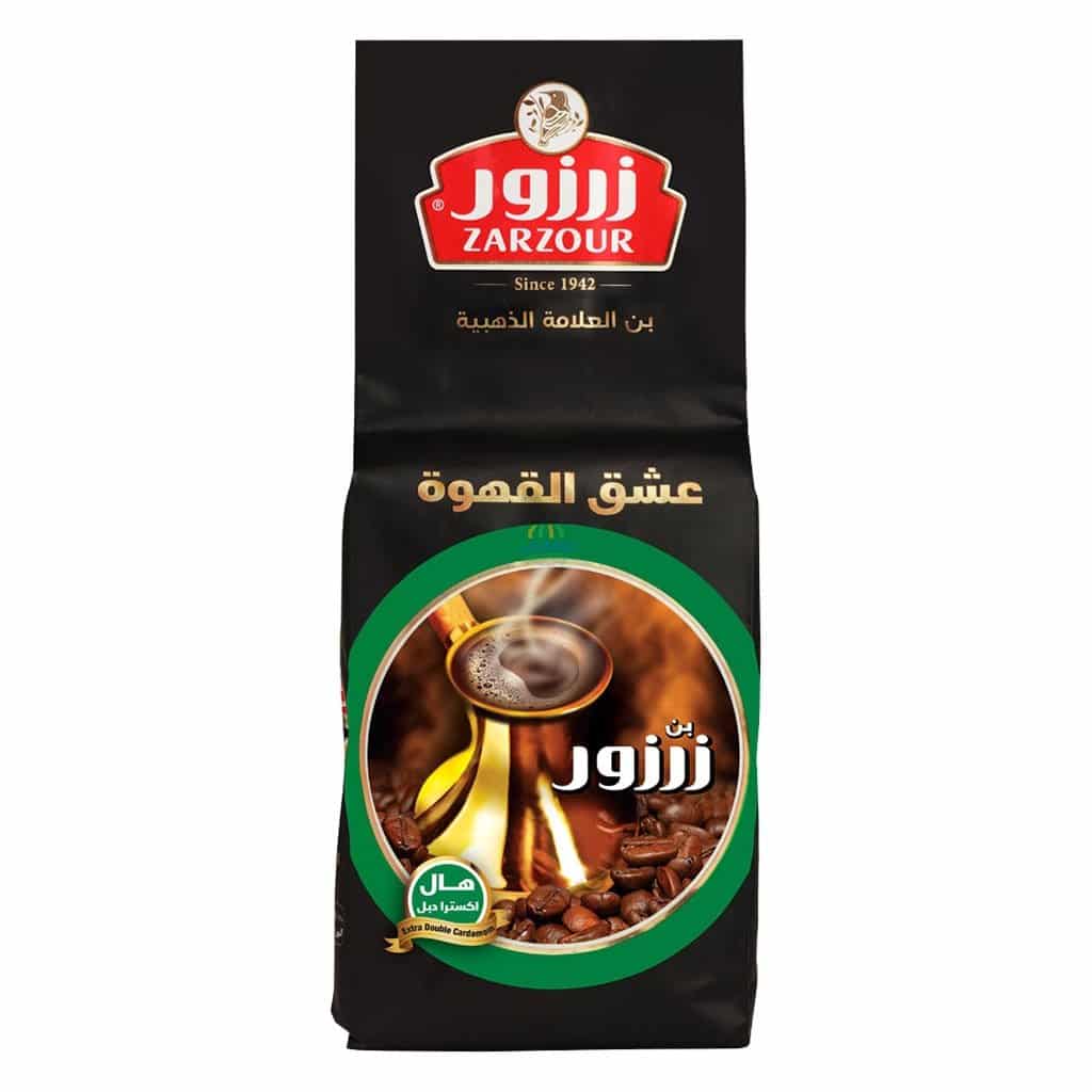 Zarzour - Coffee with Double Extra Cardamom 200 grams green