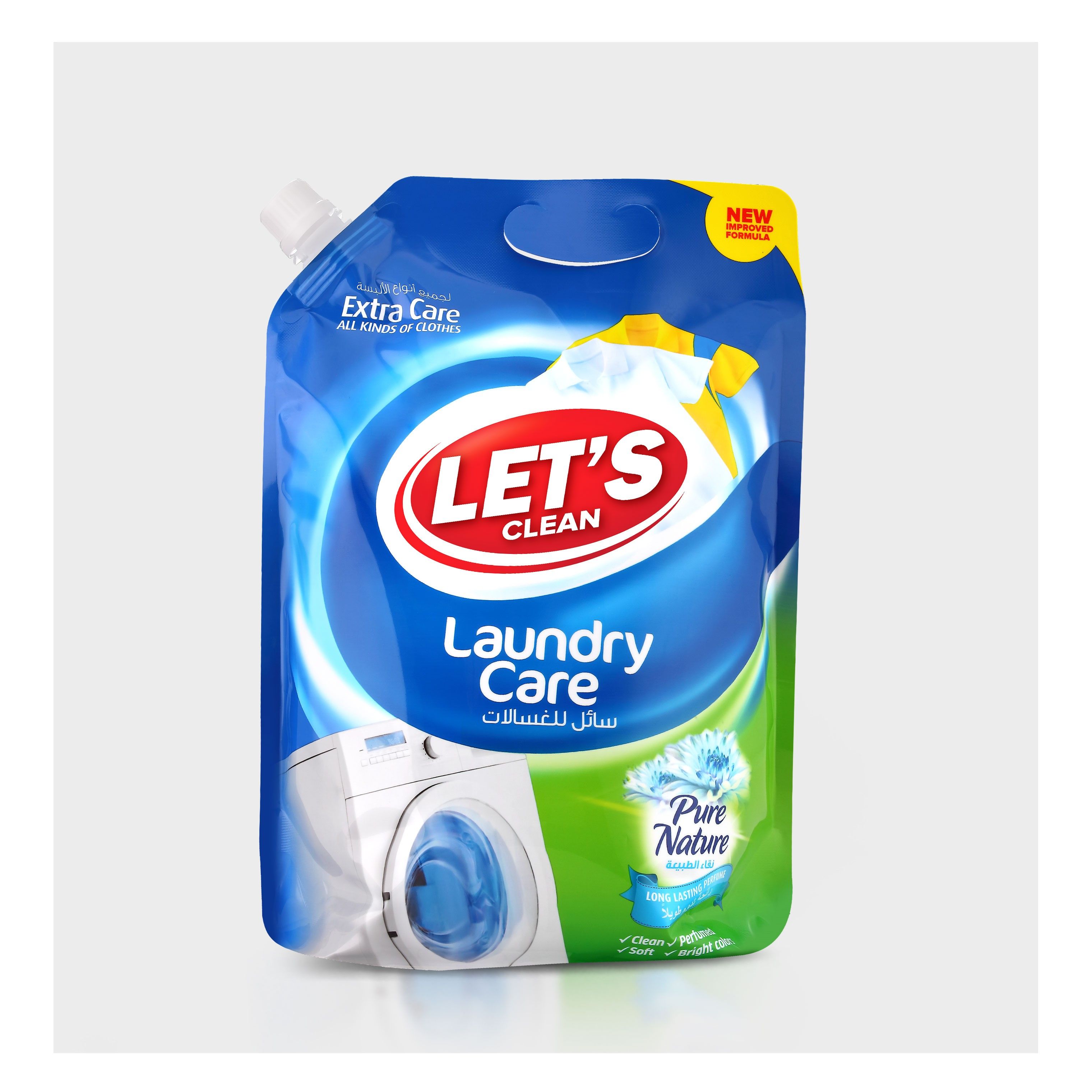 Let's Clean - Laundry Care All Kinds of Cloths Pure Nature