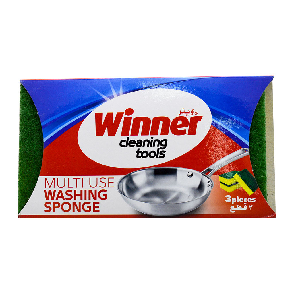 Winner - Multi use Large Washing Sponge 3 pcs