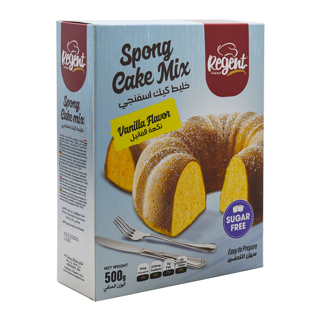 Regent - Spong Cake Mix Sugar free 500 Grams