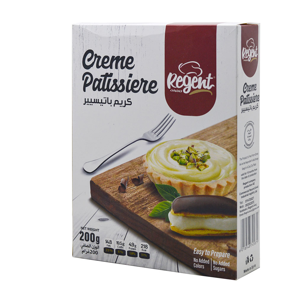 Regent - Crème Patissiere 200 Grams