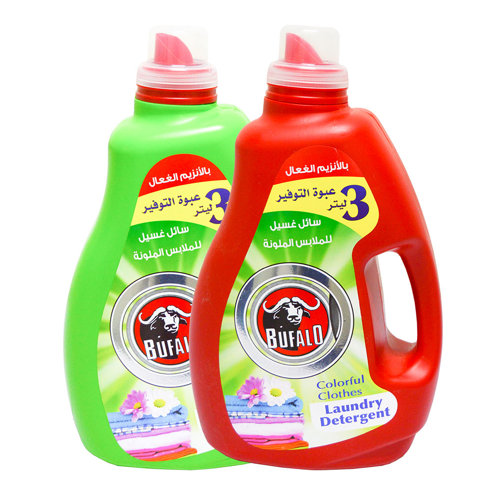 Bufalo - Colorful Clothes Laundry Gel Detergent 3 Liters