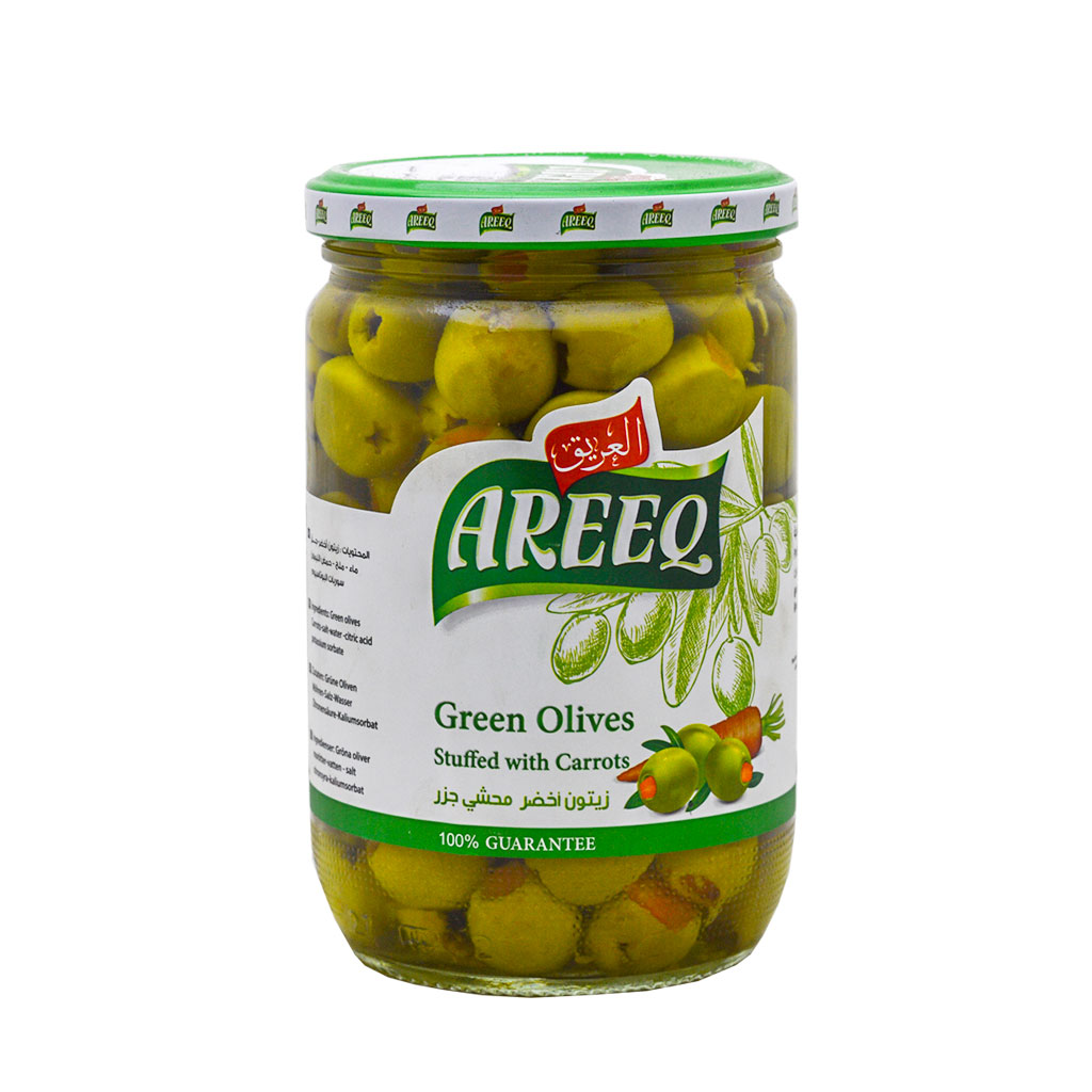 Areeq - Green Olives stuffed with Carrots