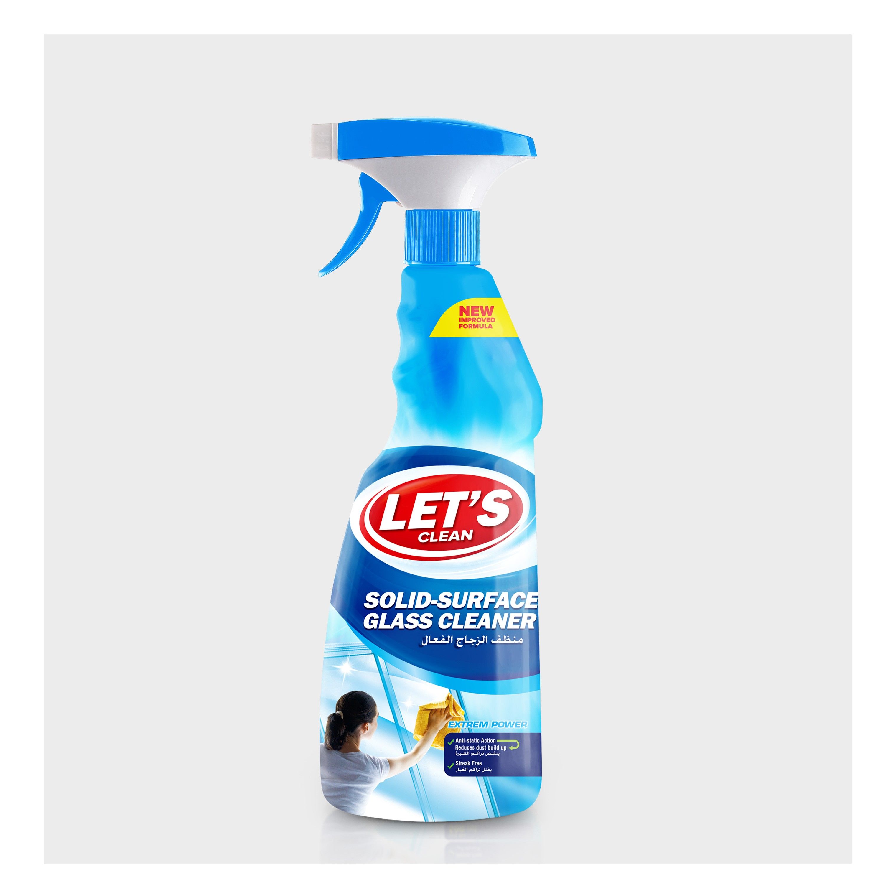 Let's Clean - Solid-Surface Glass Cleaner 600 ml