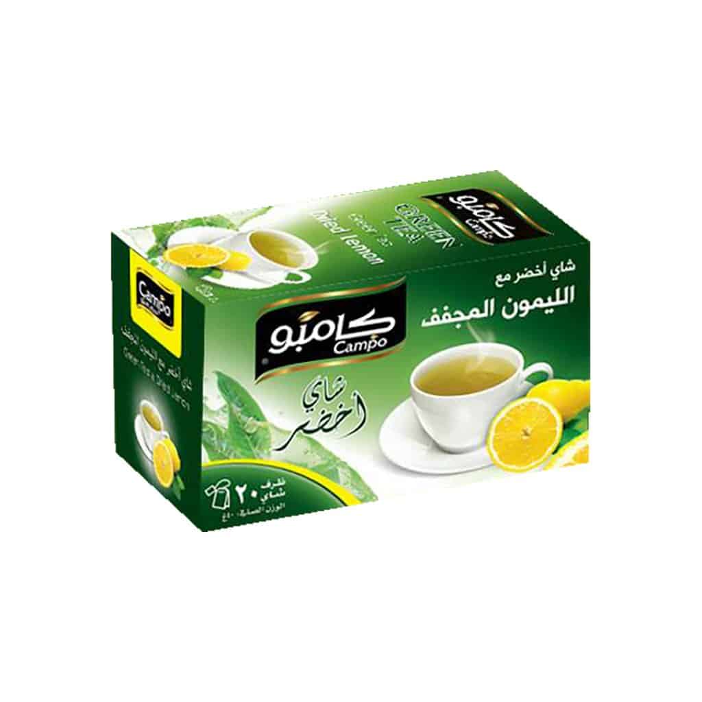 Campo - Green Tea & Deied Lemon 20 Bags