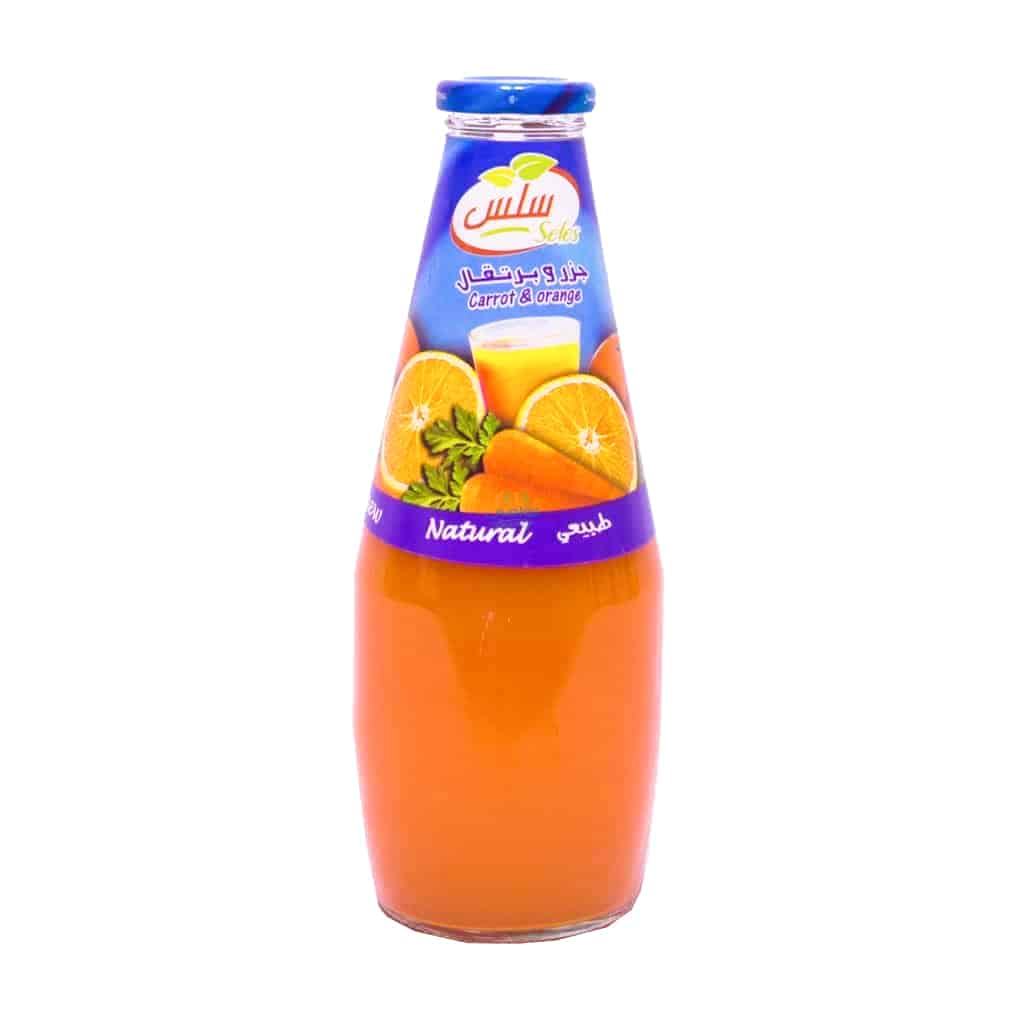 Seles - Natural Juice Glass Bottle 750 ml