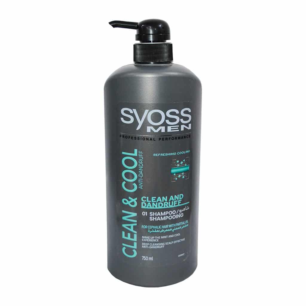 Syoss - Cool and Clean Anti Dandruff for Cephalic Hair with Partial Oil 750 ml