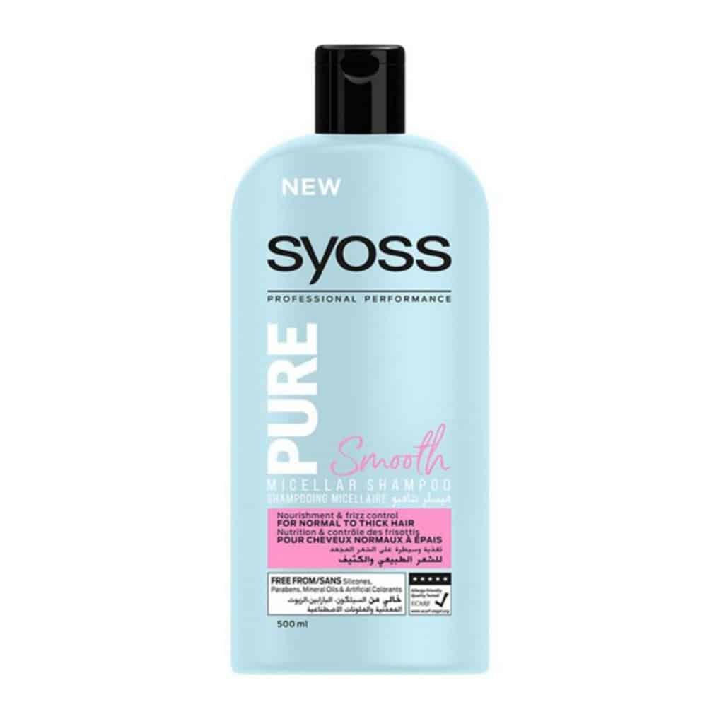 Syoss - Pure Shampoo Micellar Smooth for Normal to Thick Hair 500 ml