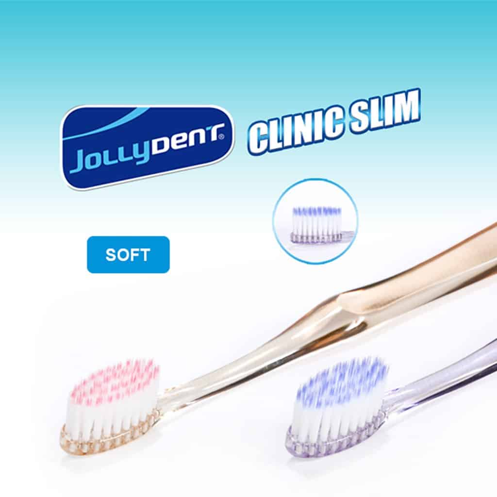 JollyDent - Clinic Slim Smart Tooth Brush tells when to replace Soft