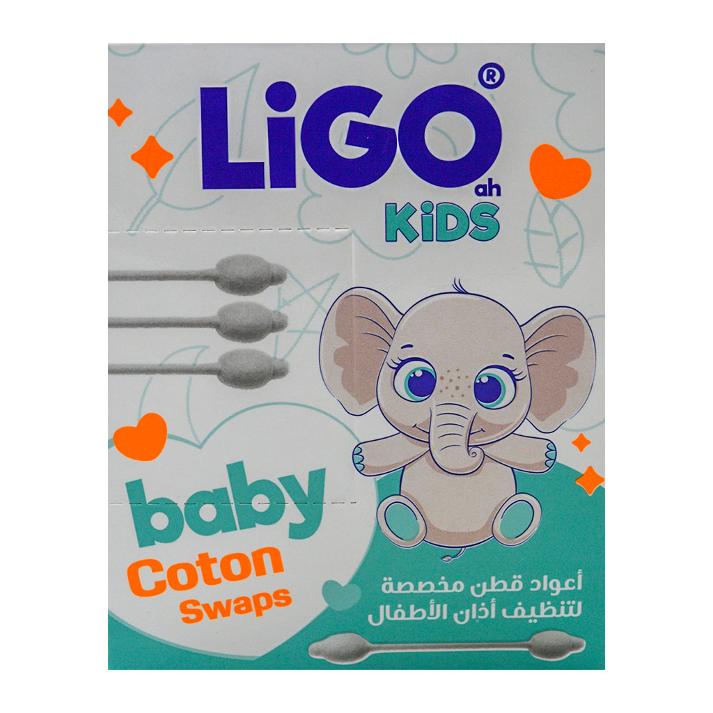 LiGO - Baby Coton Swaps 40 Sterile Bud