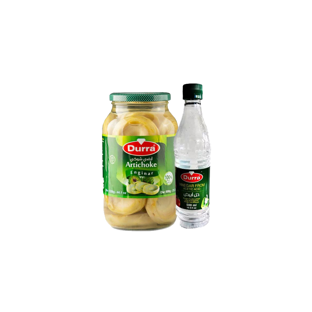 urra - artichokes 1250 g + white vinegar 500 ml