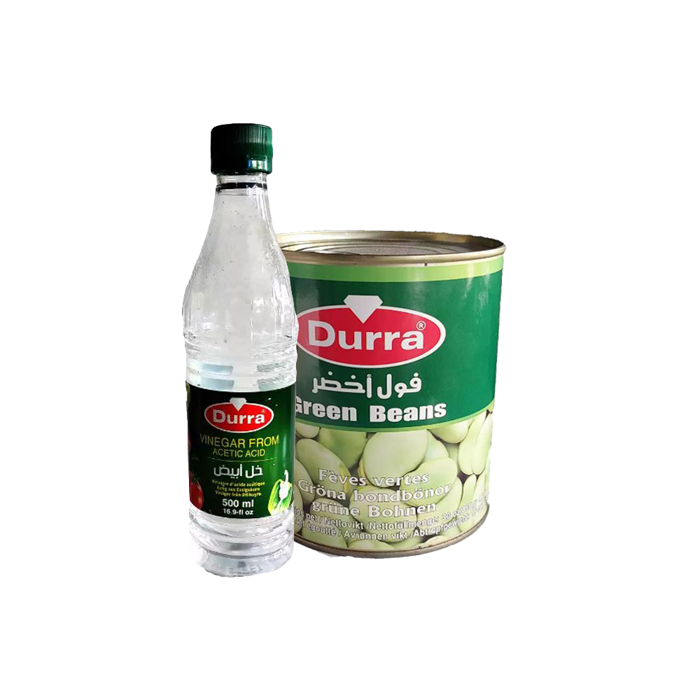 Durra - Green Beans 475 G + white vinegar 500 ml