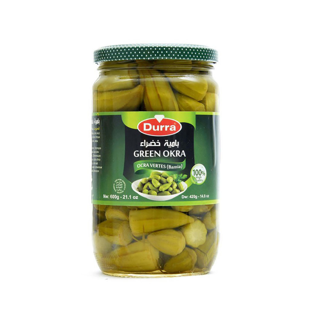 Durra - Green Okra Deriya Glasse 650 Grams