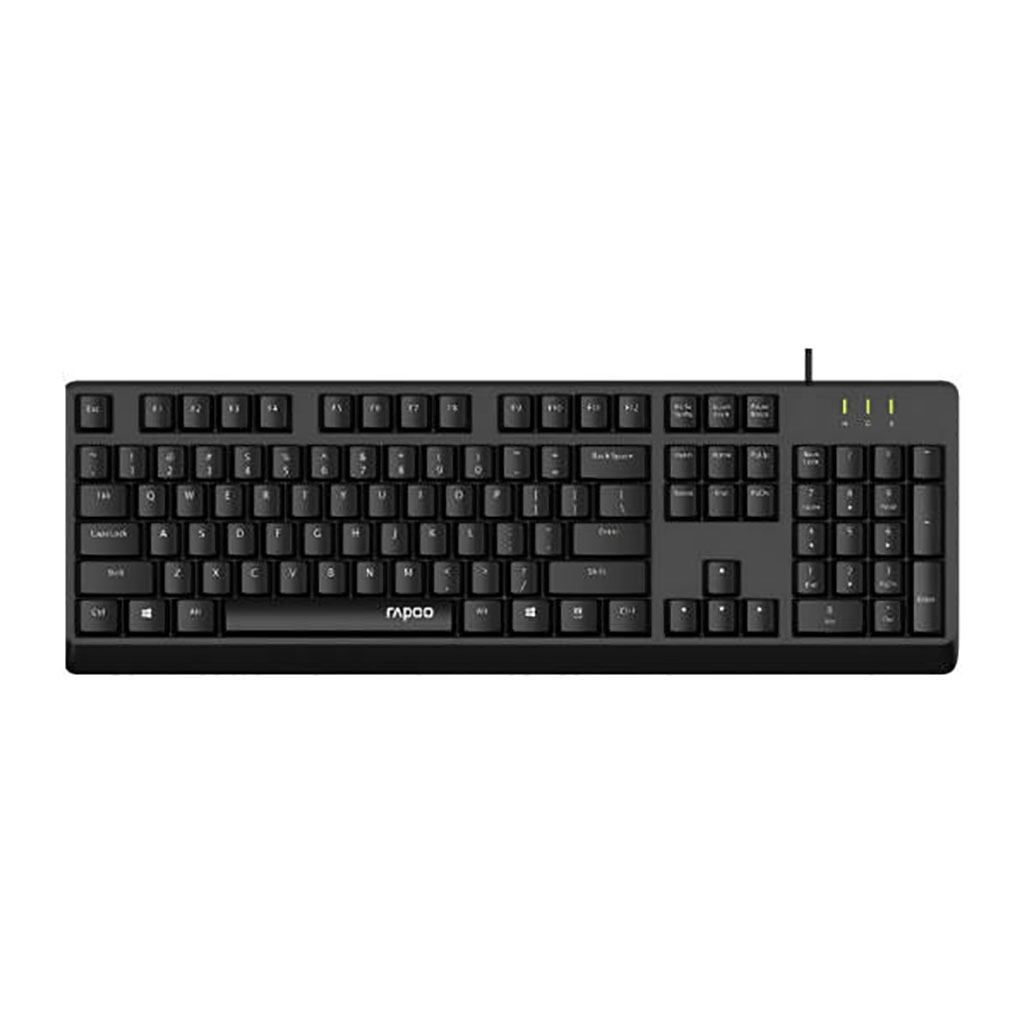Rapoo - Wired Keyboard NK1900 Black