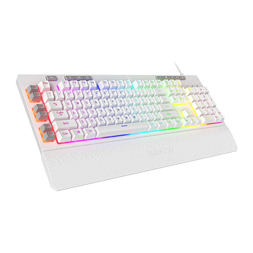 ريدراغون - كيبورد ملتي ميديا ألعاب لاسلكي K512W-RGB
