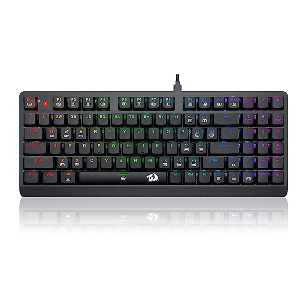 Redragon - Dual-Mode Mechanical Gaming Compact Keyboard RGB K603P-KBS