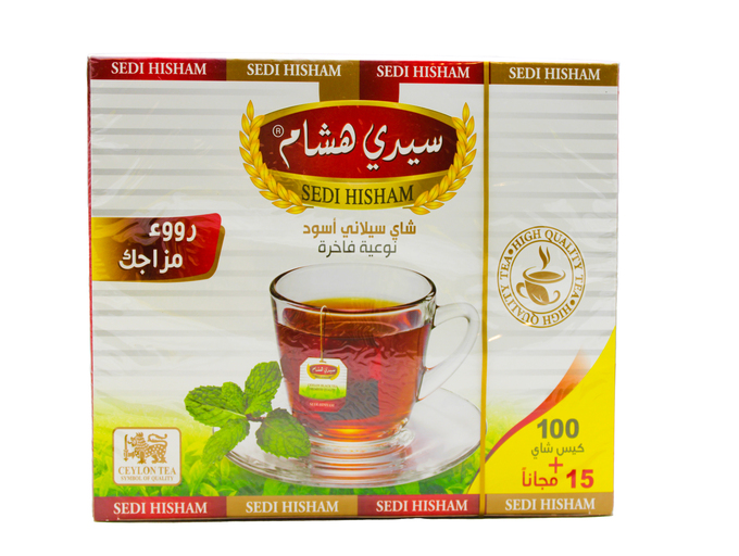 Sedi Hisham - Ceylon Tea Premium Quality 100 Bags + 15 Free