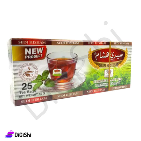 Sedi Hisham - Ceylon Tea Premium Quality 25 Bags Free Spoon