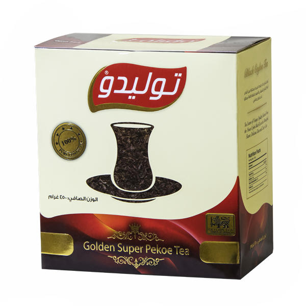 Tolido - Golden Super Pekoe Tea 450 Grams + 50 Grams