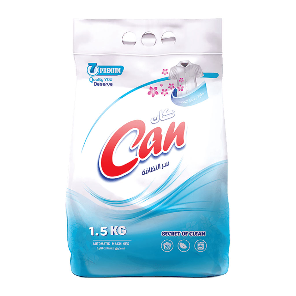 Can - Low Foam Powder Detergent 1.5 Kg