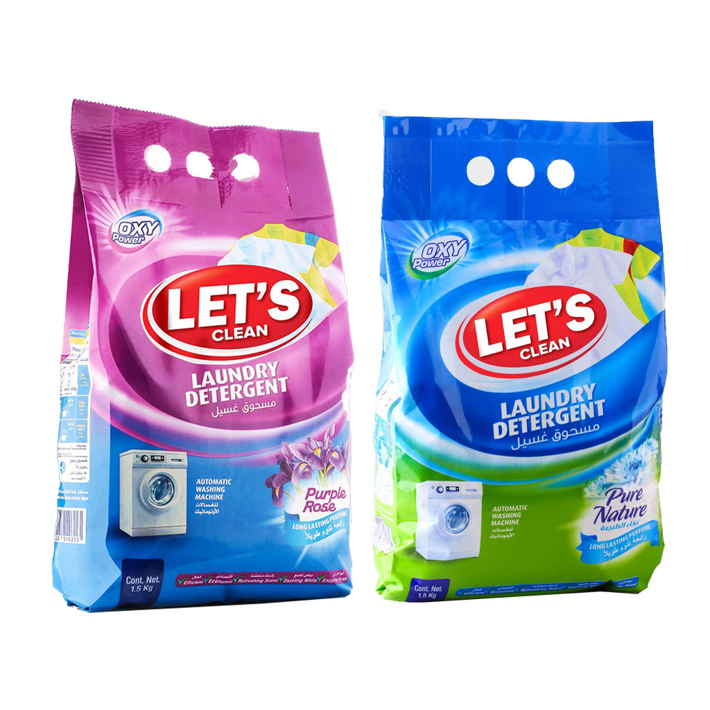 Let's Clean - Laundry Detergent Powder 1.5 KG